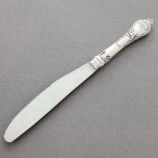 Серебряный нож десертный Роза бр-8100209