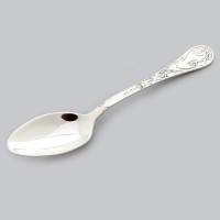 Серебряная классическая чайная ложка БР-0047381