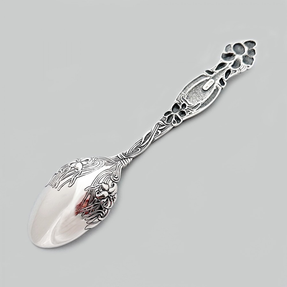 Срібна оригінальна ложка Лілія БР-0048381