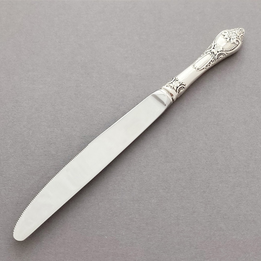 Срібний ніж столовий Троянда 2 бр-0049081
