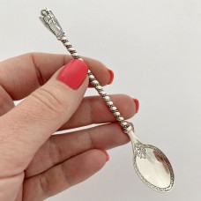 Серебряная детская ложка Ангелок на крестины БР-0052581