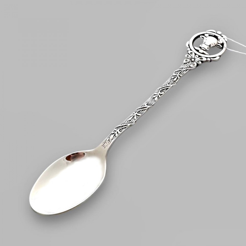 Срібна ложка дитяча Гороскоп Телець БР-7053281