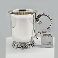 Срібна кружка з чорнінням 150мл БР-0054581