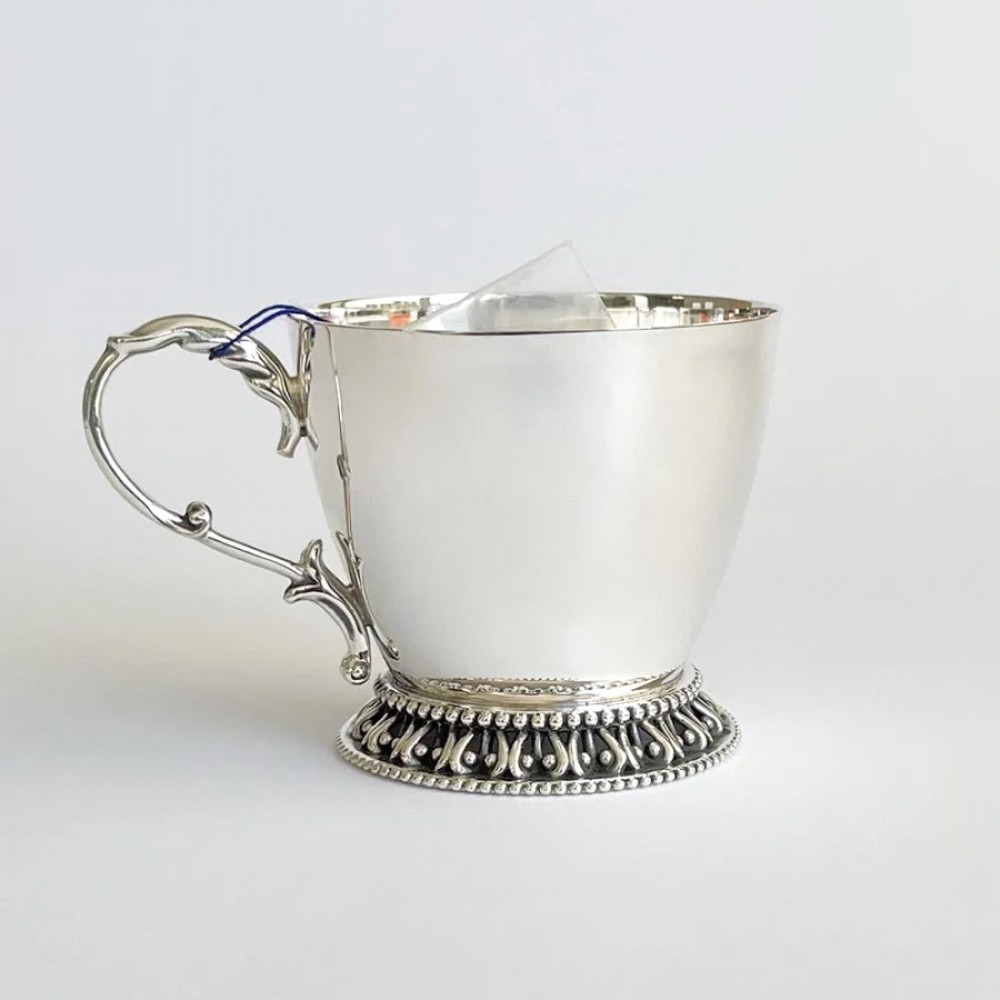 Срібна чашка на ажурній ніжці 925 проба 110мл