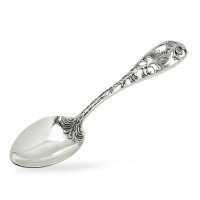 Серебряная ложка чайная Листик БР-0057981