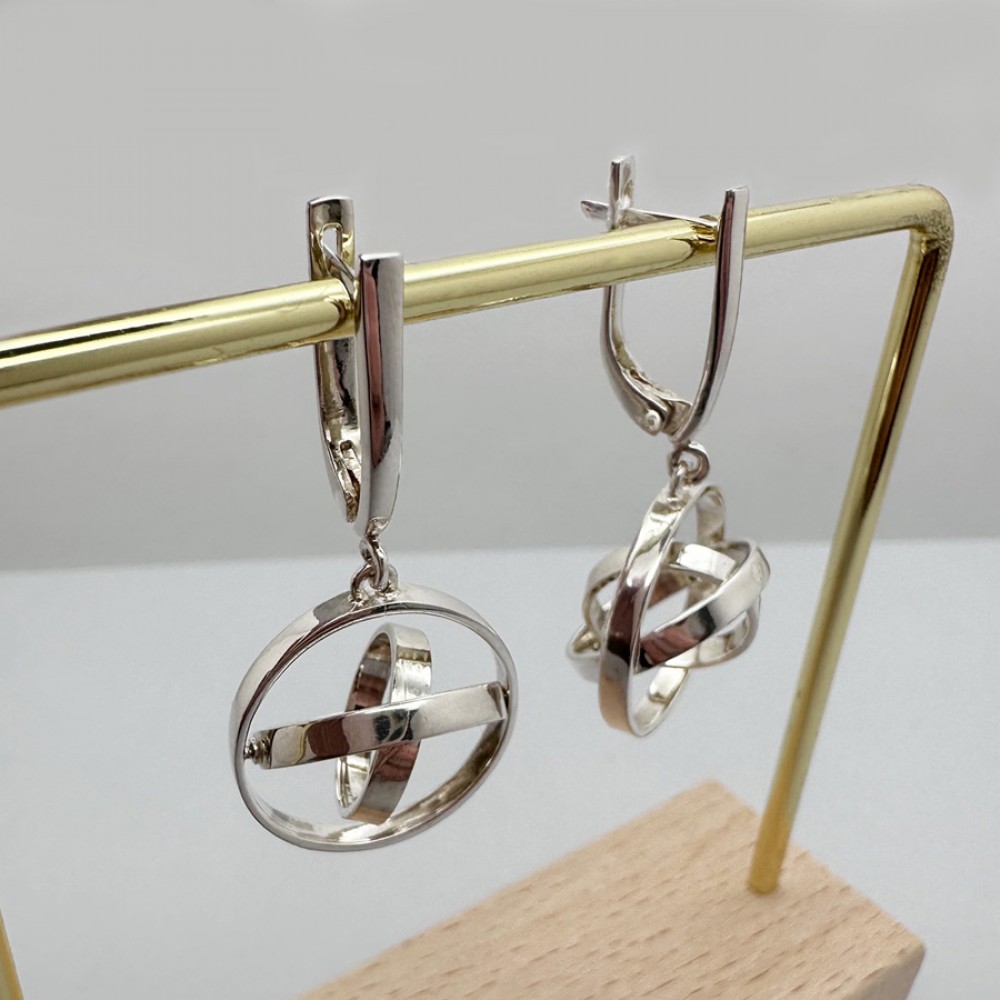 Срібні сережки Думи БР-0046411