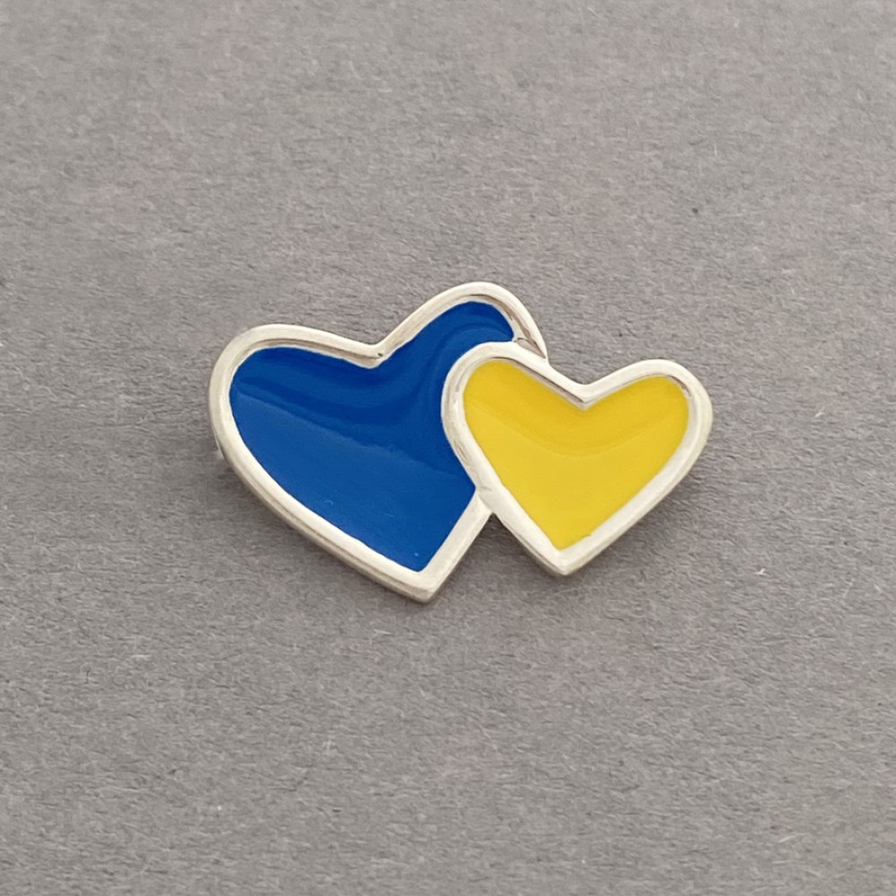 Брошка срібна Серце бр-0010361