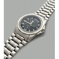 Срібний чоловічий годинник на браслеті БР-0006571