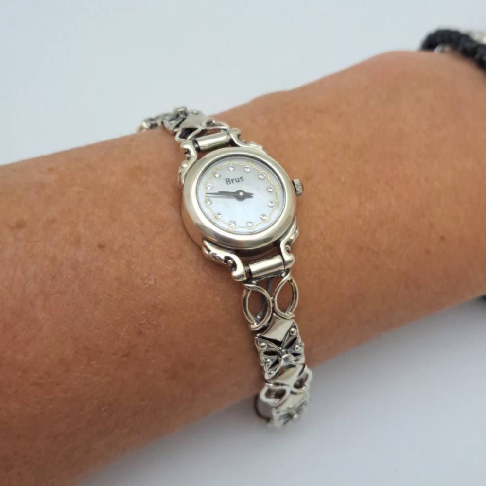 Серебряные часы бр-1001871