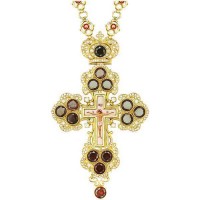 Хрест наперсний латунний у позолоті 2.10.0126ЛП-262ЛП