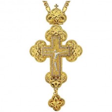 Крест наперсный латунный в позолоте 2.10.0128ЛП1ЛП
