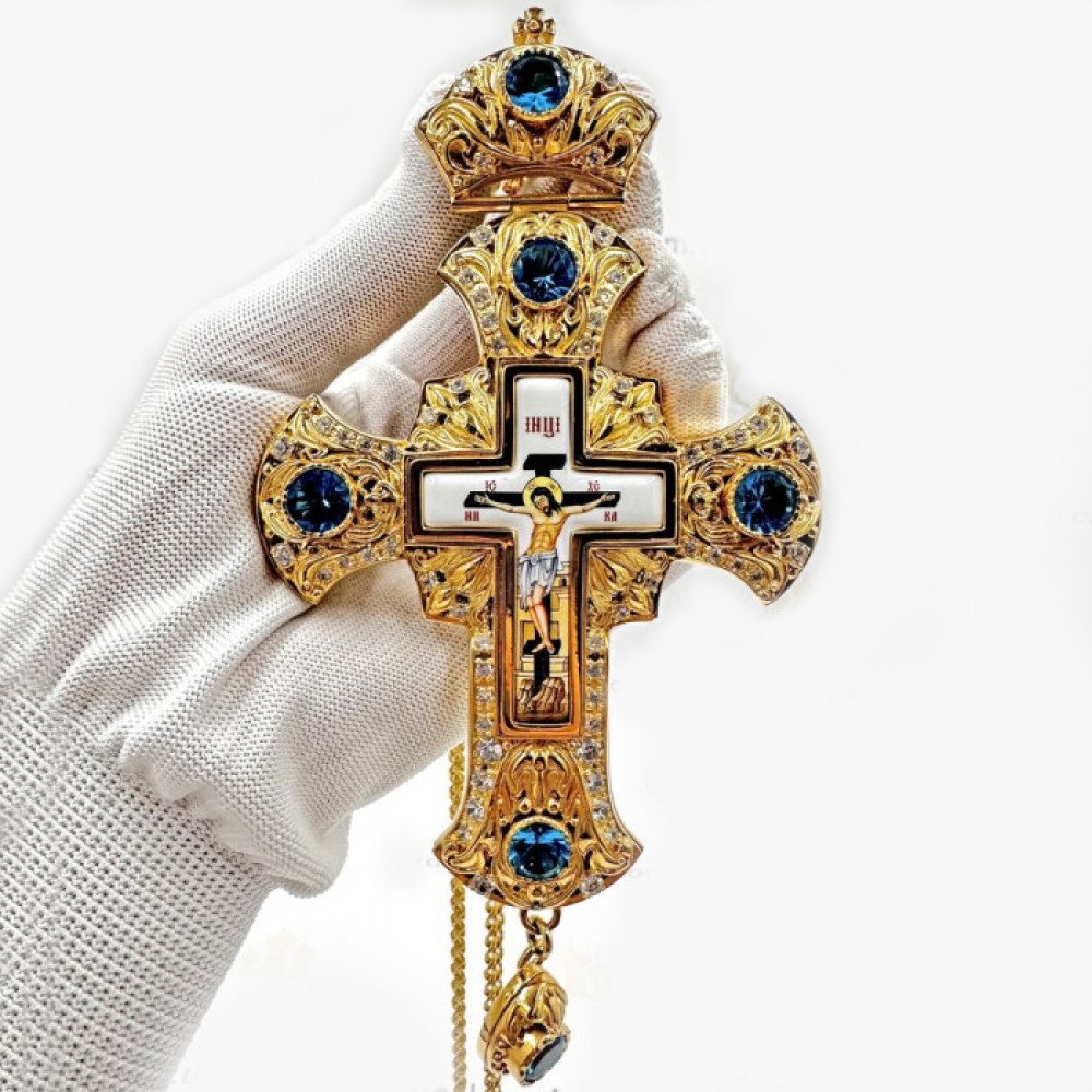 Хрест наперсний латунний 2.10.0153ЛП-21ЛП