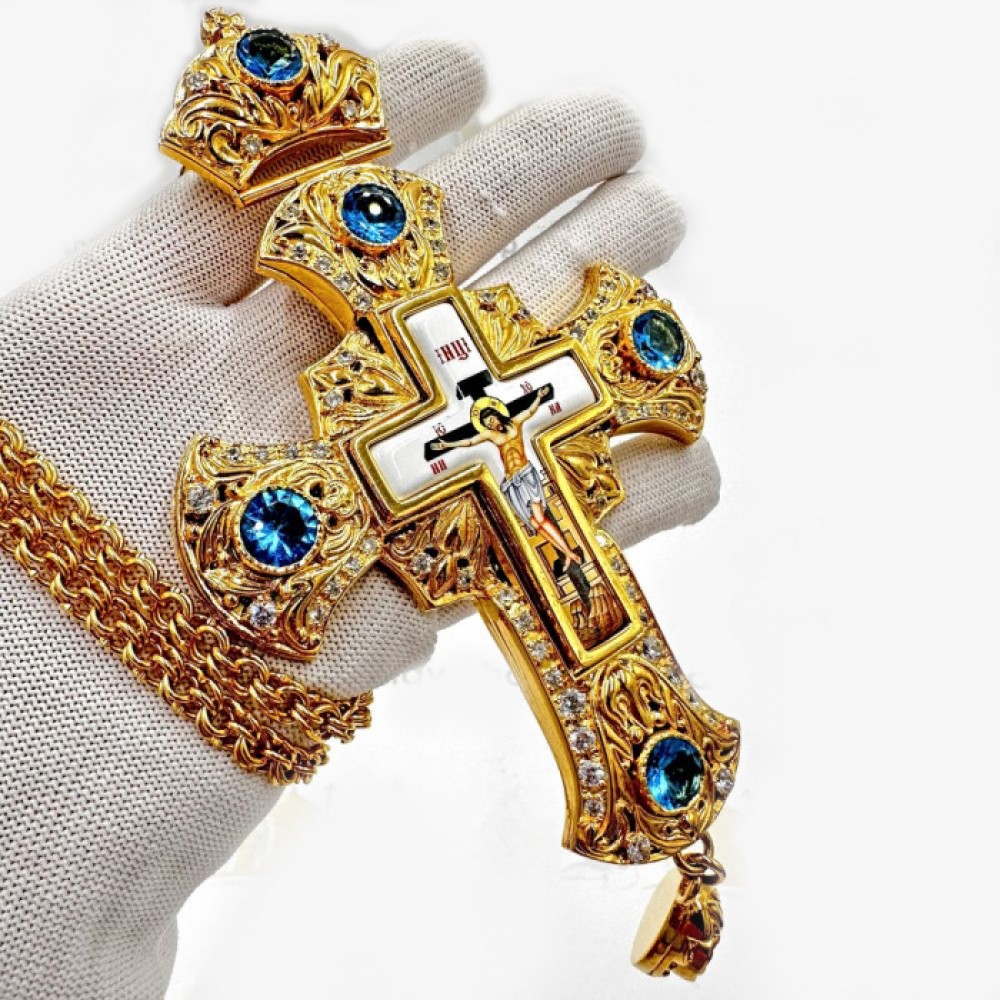 Хрест наперсний латунний 2.10.0153ЛП-21ЛП