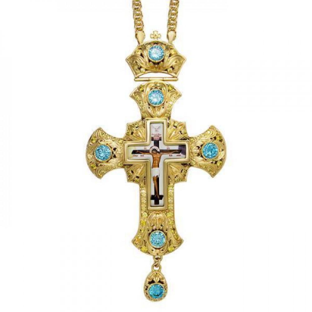 Хрест наперсний латунний 2.10.0153ЛП-21ЛП