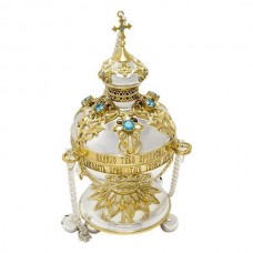 Кадило латунное с фрагментарной позолотой и вставками аг-2.7.0401Л