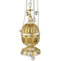 Кадило латунное с частичной позолотой и вставками аг-2.7.0751ЛФ